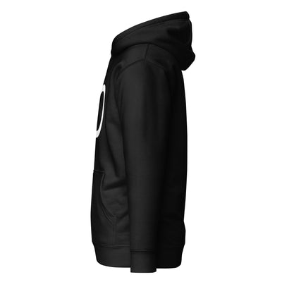 Streetwear Hoodie with White Circle – Minimalist Urban Style