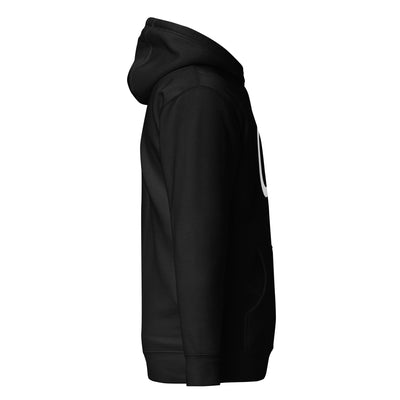 Streetwear Hoodie with White Circle – Minimalist Urban Style