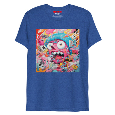 Vibrant Psychedelic Anime Graphic T-Shirt – Bold Japanese Art Streetwear